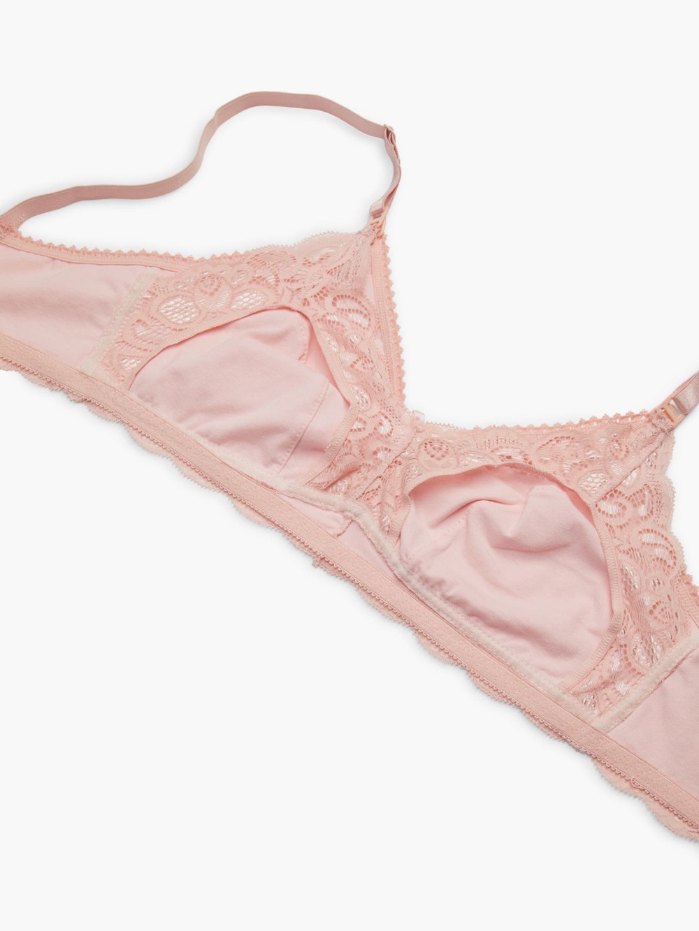 Belabumbum Blush Pink Lace Nursing Bralette - Picture 3 of 14